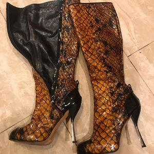 vero cuoio giuseppe zanotti platform boots